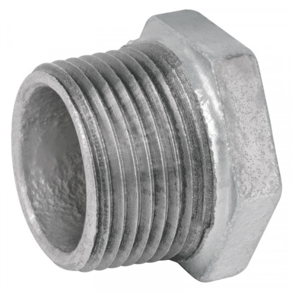CG-233 Reducción bushing, acero galvanizado, 1'x 3/4' TRUPER | DIHERESA