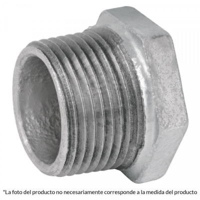 CG-235 Reducción bushing, acero galvanizado, 1-1/4 x 3/4 pulgadas  TRUPER