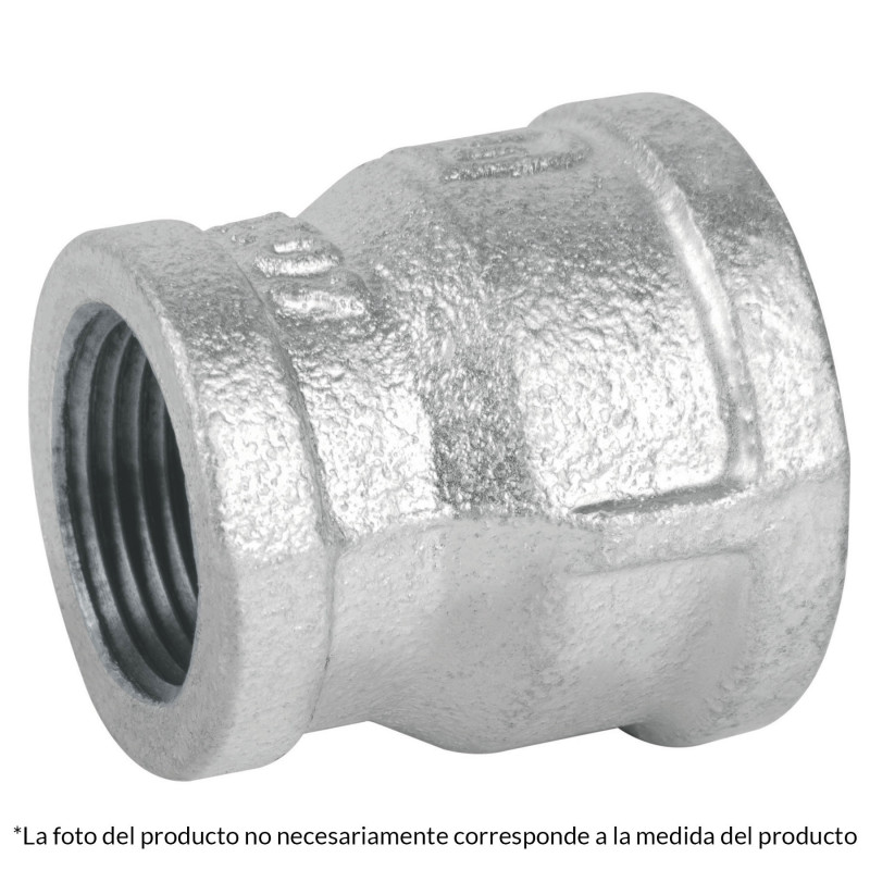 CG-297 Reducción campana, acero galvanizado, 1-1/2x1/2' TRUPER | DIHERESA CG-297 Reducción campana, acero galvanizado, 1-1/2x1/2' TRUPER | DIHERESA