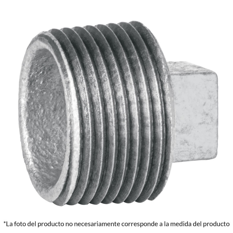 CG-313 Tapón macho, acero galvanizado, 1' TRUPER | DIHERESA CG-313 Tapón macho, acero galvanizado, 1' TRUPER | DIHERESA