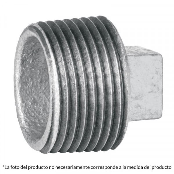 CG-316 Tapón macho, acero galvanizado, 2' TRUPER | DIHERESA