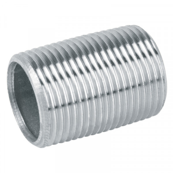 CG-472 Niple, acero galvanizado, cuerda corrida, 3/4' cédula 40 TRUPER | DIHERESA
