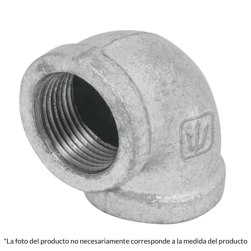 CG-501 Codo 90, acero galvanizado, 1/2' TRUPER | DIHERESA CG-501 Codo 90, acero galvanizado, 1/2' TRUPER | DIHERESA