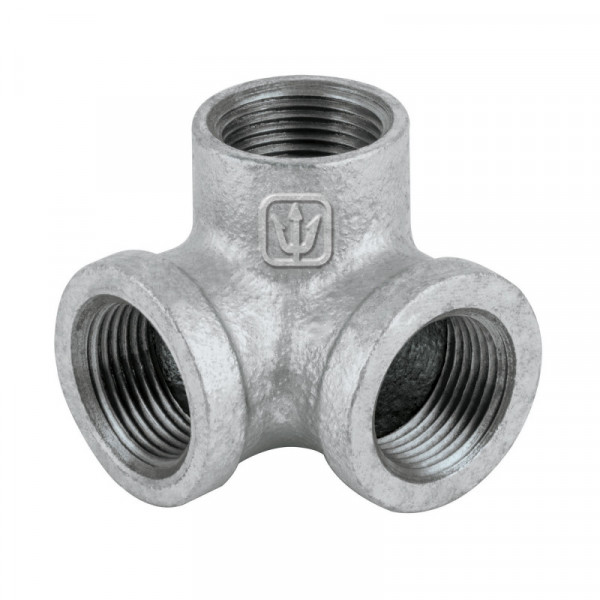 CG-512 Codo rincón, acero galvanizado, 3/4' TRUPER | DIHERESA