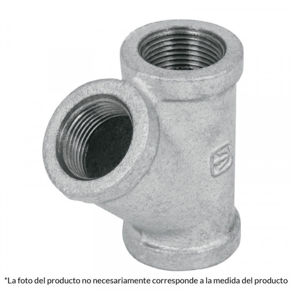 CG-805 Yee sencilla, acero galvanizado, 1-1/2' TRUPER | DIHERESA