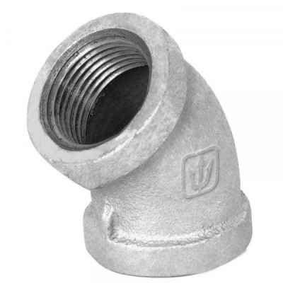 CG-862 Codo 45, acero galvanizado, 3/4' TRUPER | DIHERESA
