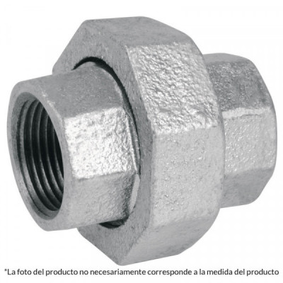 CG-975 Tuerca unión, acero galvanizado, 1-1/2' TRUPER | DIHERESA