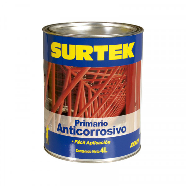SP50356 SURTEK Esmalte primario anticorrosivo rojo óxido 4lt Surtek | DIHERESA