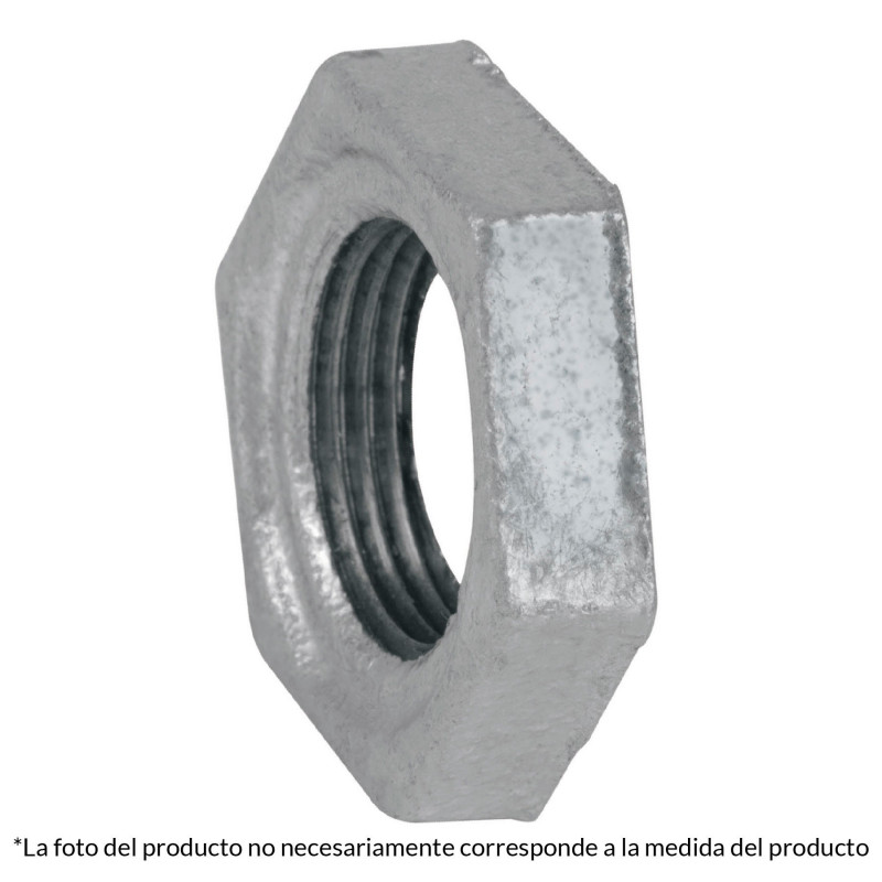 CG-981 Tuerca de presión, acero galvanizado, 1/2' TRUPER | DIHERESA CG-981 Tuerca de presión, acero galvanizado, 1/2' TRUPER | DIHERESA