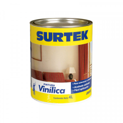 SP20300 SURTEK Pintura Vinílica blanca 4lt