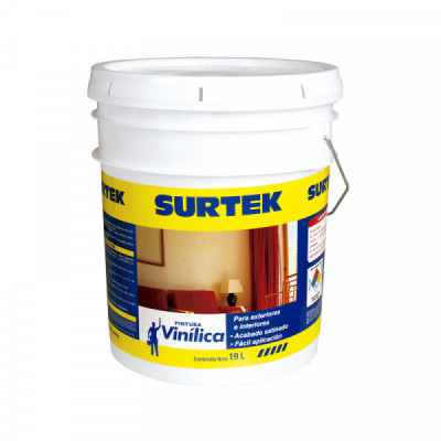 SP20400 SURTEK Pintura Vinílica blanca 19lt Surtek | DIHERESA