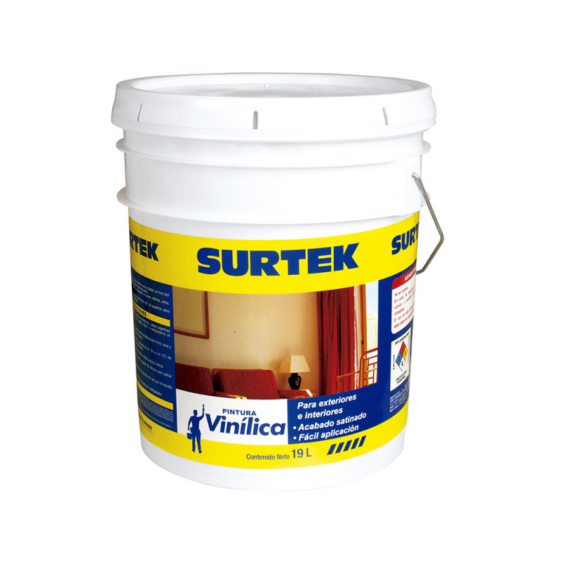SP20400 SURTEK Pintura Vinílica blanca 19lt Surtek | DIHERESA SP20400 SURTEK Pintura Vinílica blanca 19lt Surtek | DIHERESA