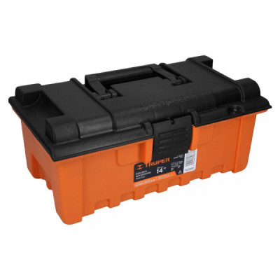 CHA-14N Caja para herramienta, amplia de 14', color naranja TRUPER | DIHERESA