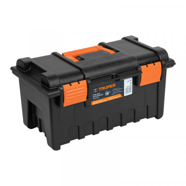 CHA-19N Caja para herramienta, amplia de 19', color naranja TRUPER | DIHERESA