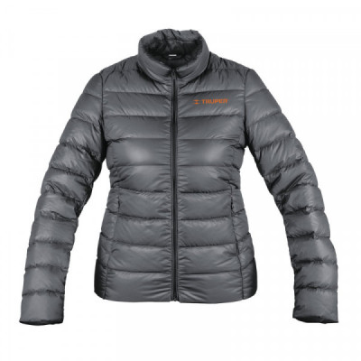 CHAM-GD-G Chamarra de plumas para dama, talla grande TRUPER | DIHERESA