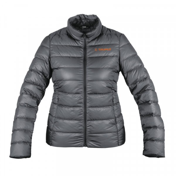 CHAM-GD-G Chamarra de plumas para dama, talla grande TRUPER | DIHERESA