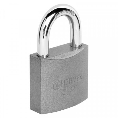 CHB-32 Candado de hierro, 32 mm, gancho corto, blister TRUPER | DIHERESA