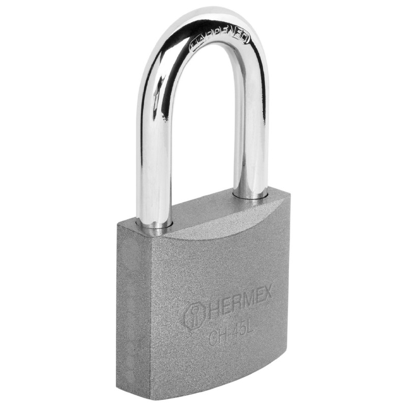 CHB-45L Candado de hierro, 45mm, gancho largo, blister TRUPER | DIHERESA CHB-45L Candado de hierro, 45mm, gancho largo, blister TRUPER | DIHERESA
