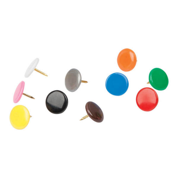 CHI-100X Chinches, 100 piezas, colores TRUPER | DIHERESA
