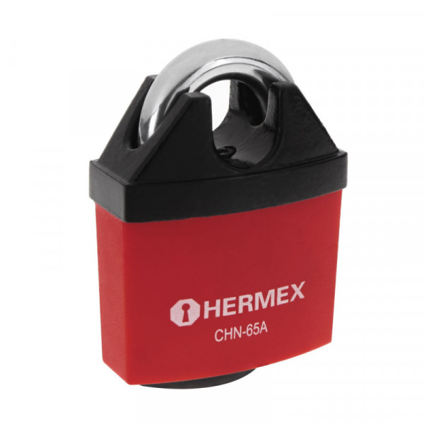 CHN-65A Candado de hierro, 65mm, llave anti-ganzúa, blister TRUPER | DIHERESA