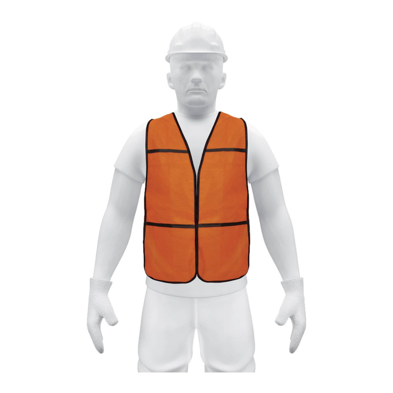 CHS-100N Chaleco de seguridad, uso de día, naranja TRUPER | DIHERESA CHS-100N Chaleco de seguridad, uso de día, naranja TRUPER | DIHERESA