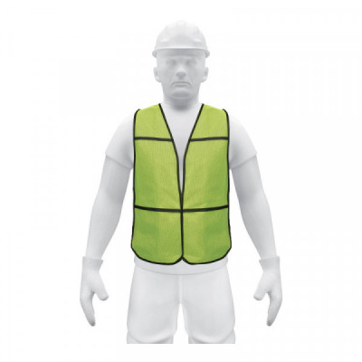 CHS-100V Chaleco de seguridad, uso de día, verde TRUPER | DIHERESA
