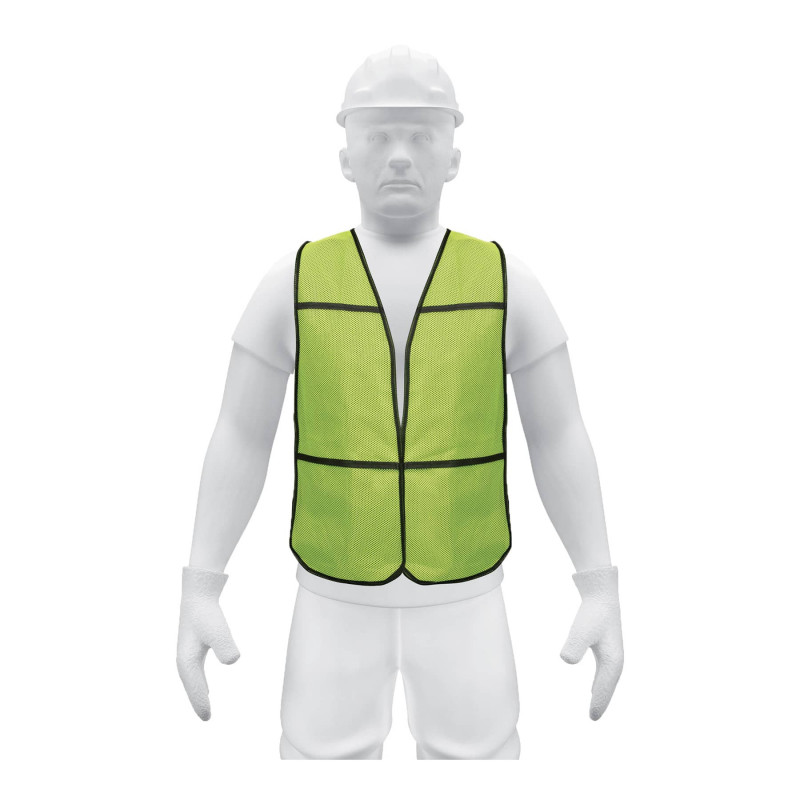 CHS-100V Chaleco de seguridad, uso de día, verde TRUPER | DIHERESA CHS-100V Chaleco de seguridad, uso de día, verde TRUPER | DIHERESA