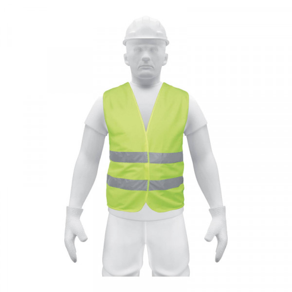 CHS-500V Chaleco de seguridad, alta visibilidad, verde TRUPER | DIHERESA