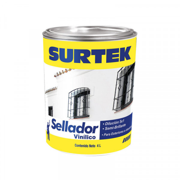 SV100 SURTEK Sellador vinílico 4lt Surtek | DIHERESA