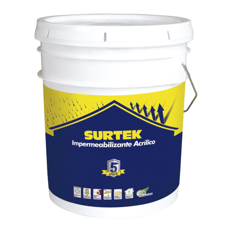 IMB5 SURTEK Impermeabilizante color blanco 19l 5 años Surtek | DIHERESA IMB5 SURTEK Impermeabilizante color blanco 19l 5 años Surtek | DIHERESA