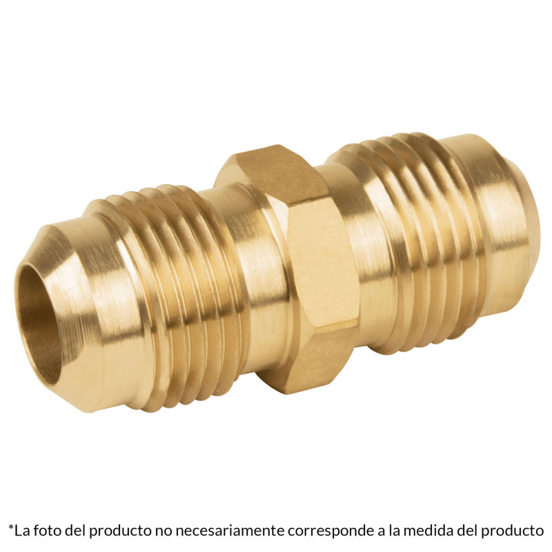 CLG-472 Niple unión de latón, 3/8' X 1/2' TRUPER | DIHERESA CLG-472 Niple unión de latón, 3/8' X 1/2' TRUPER | DIHERESA