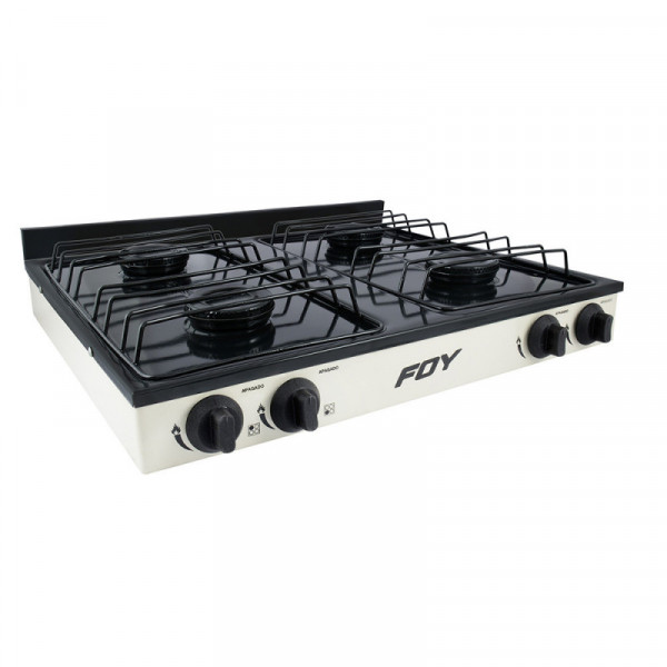 144717 FOY Estufa gas 4 quemadores blanco Foy | DIHERESA