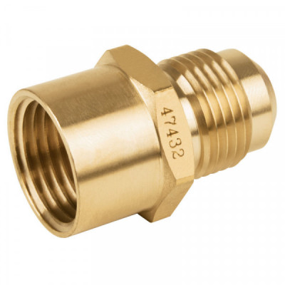 CLG-495 Niple campana de latón, 1/2' X 1/2' TRUPER | DIHERESA