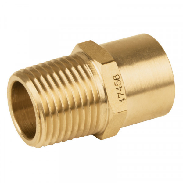 CLG-656 Conector de latón, NPT soldable,1/2' X 3/8' TRUPER | DIHERESA