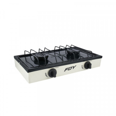 144713 FOY Estufa gas 2 quemadores blanco Foy | DIHERESA
