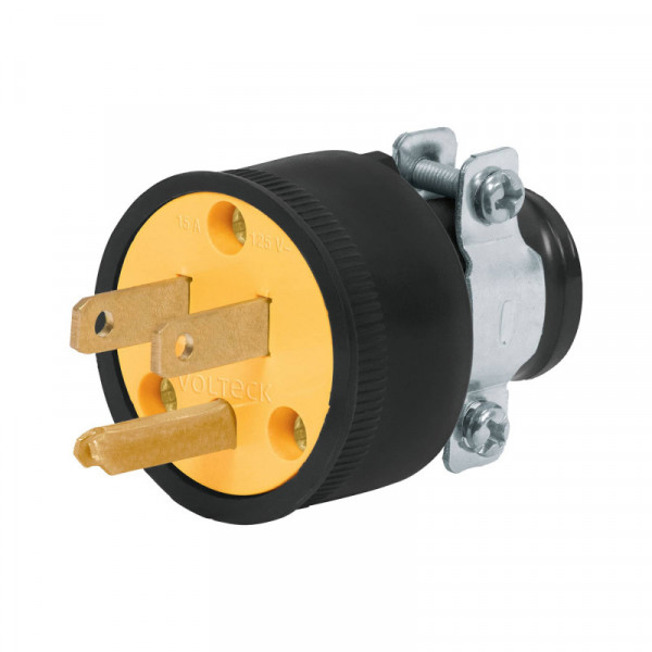 CLR-A Clavija industrial reforzada, 2 polos, 3 hilos, 15A, 125V TRUPER | DIHERESA