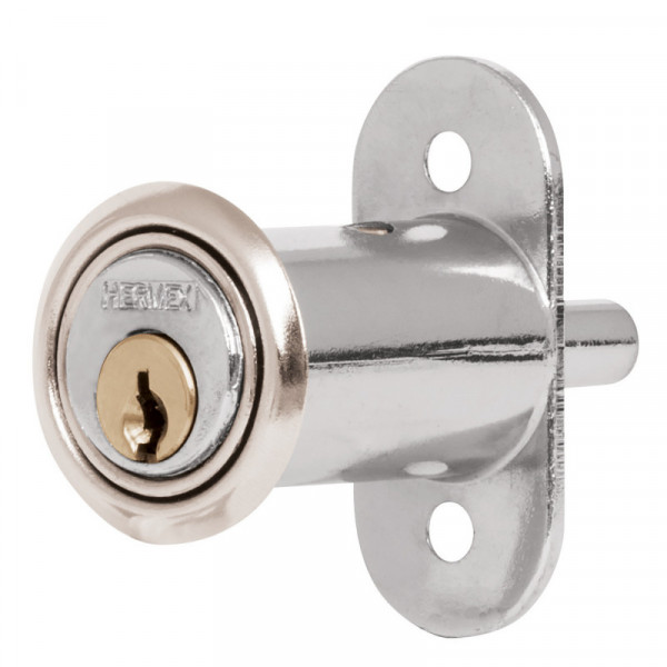 CM-20C Cerradura para mueble, modelo 20, cromo TRUPER | DIHERESA