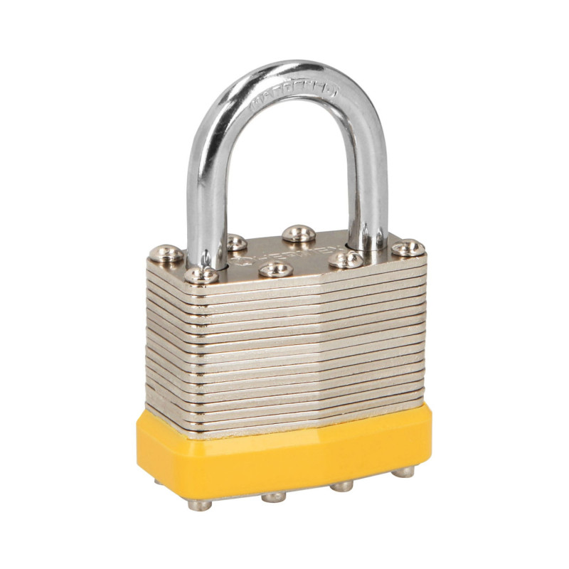 CM-40P Candado laminado, 40mm, gancho corto, blister, Hermex Basic TRUPER | DIHERESA CM-40P Candado laminado, 40mm, gancho corto, blister, Hermex Basic TRUPER | DIHERESA
