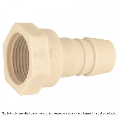 CM-601 Adaptador inserción rosca interior, 1/2' x 1/2' TRUPER | DIHERESA