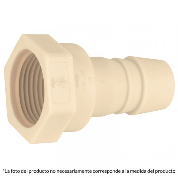 CM-601 Adaptador inserción rosca interior, 1/2' x 1/2' TRUPER | DIHERESA