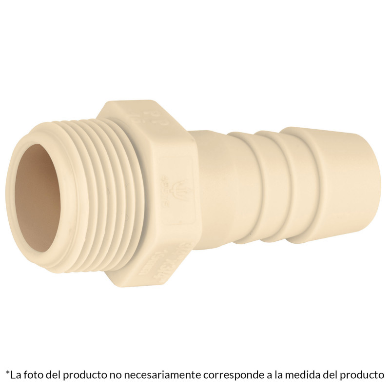 CM-611 Adaptador inserción rosca exterior, 1/2' x 3/8' TRUPER | DIHERESA CM-611 Adaptador inserción rosca exterior, 1/2' x 3/8' TRUPER | DIHERESA