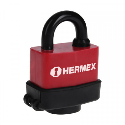 CMR-50 Candado laminado, recubierto de plástico, 50mm, blister TRUPER | DIHERESA