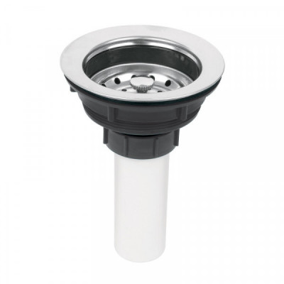 CO-814 Contracanasta de plástico con tubo de plástico, 3-1/2' TRUPER | DIHERESA
