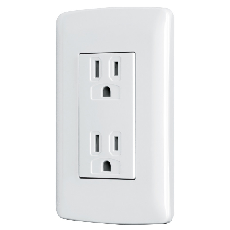 CODO-IB Contacto dúplex aterrizado, color blanco, línea Italiana TRUPER | DIHERESA CODO-IB Contacto dúplex aterrizado, color blanco, línea Italiana TRUPER | DIHERESA