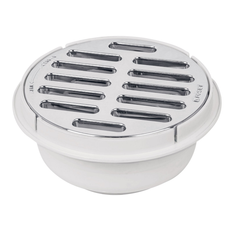 COL-51 Coladera universal de polipropileno 5', rejilla cromada TRUPER | DIHERESA COL-51 Coladera universal de polipropileno 5', rejilla cromada TRUPER | DIHERESA