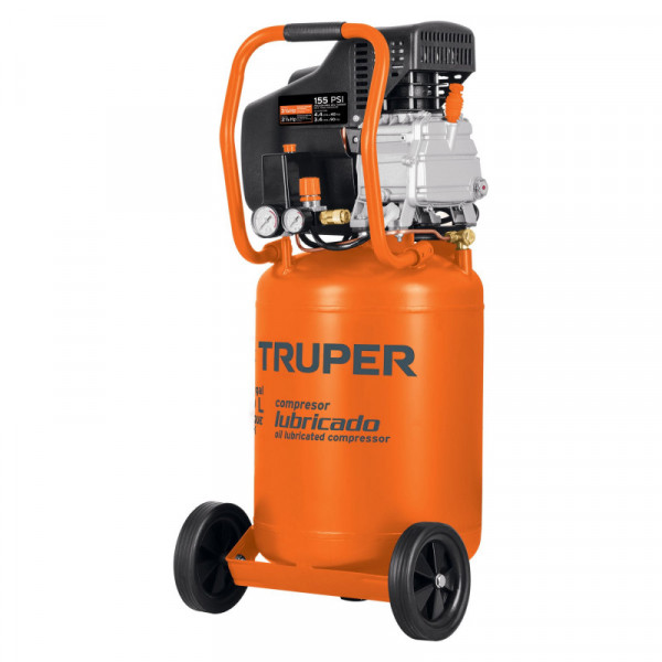 COMP-50LV Compresor vertical, 50 L, 3-1/2 Hp (potencia máxima ), 120V TRUPER | DIHERESA