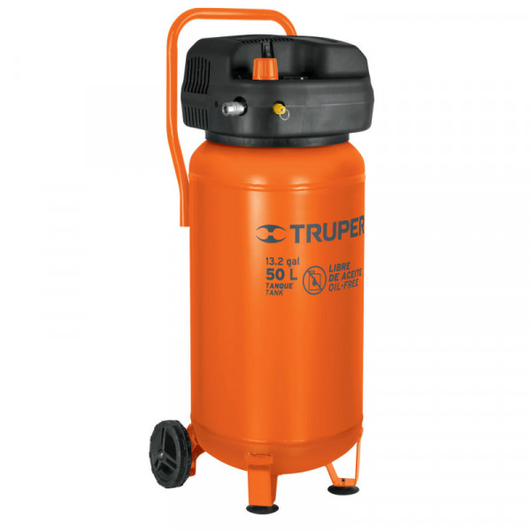COMP-50S Compresor de aire libre de aceite, 50 L TRUPER | DIHERESA