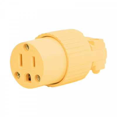 COP-A Contacto industrial, plástico, 2 polos, 3 hilos, 15A, 125V TRUPER | DIHERESA