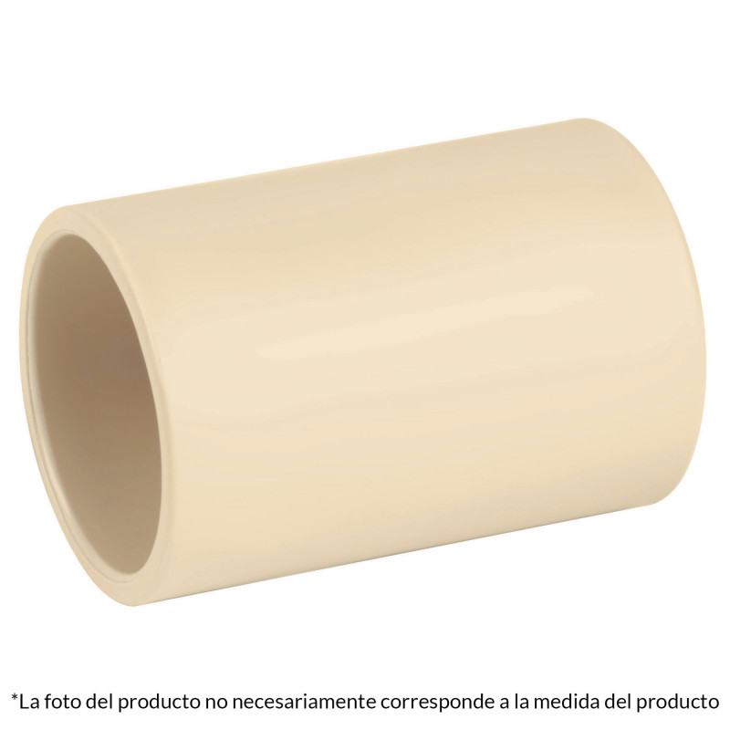 CPVC-264 Cople CPVC 1-1/4' TRUPER | DIHERESA CPVC-264 Cople CPVC 1-1/4' TRUPER | DIHERESA
