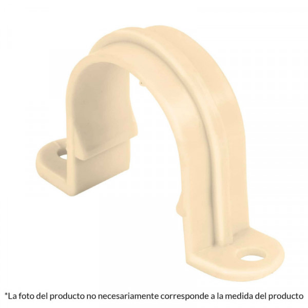 CPVC-404 Abrazadera tipo 'U' CPVC 1-1/4' TRUPER | DIHERESA